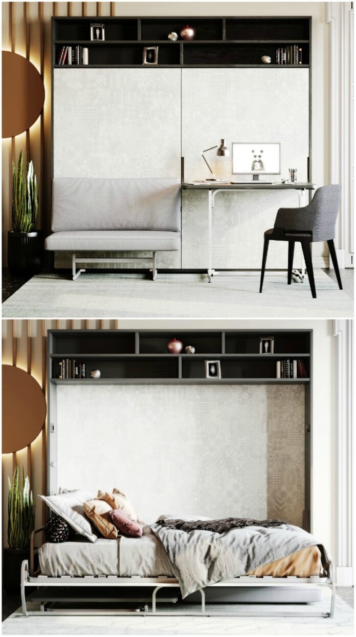 Ten Brilliant Wall Beds for Small Spaces - Living in a shoebox