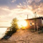 Zweiufer ( Tiny House ) am Hainer See