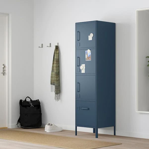 idasen-high-cabinet-with-drawer-and-doors-blue