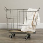 Rolling+Laundry+Metal+Basket+Set