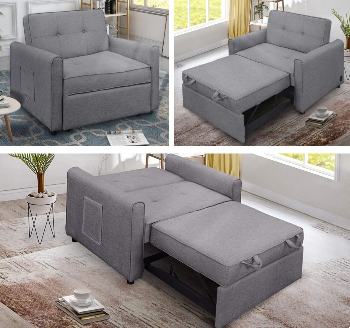 sleeper chair 6 1 - 14 Ingenious Sleeper Chairs for Small Spaces