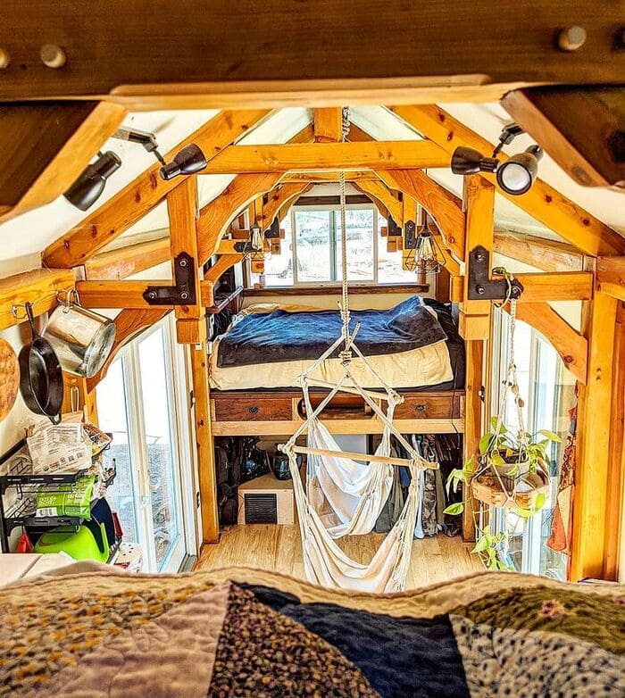 tiny home wild adventures 7 - Couple Built Tiny House Entirely From Scratch - Even Milling Their Own Lumber