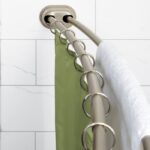 7222AdjustableCurvedTensionShowerCurtainRod