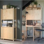 shelving-with-folding-table