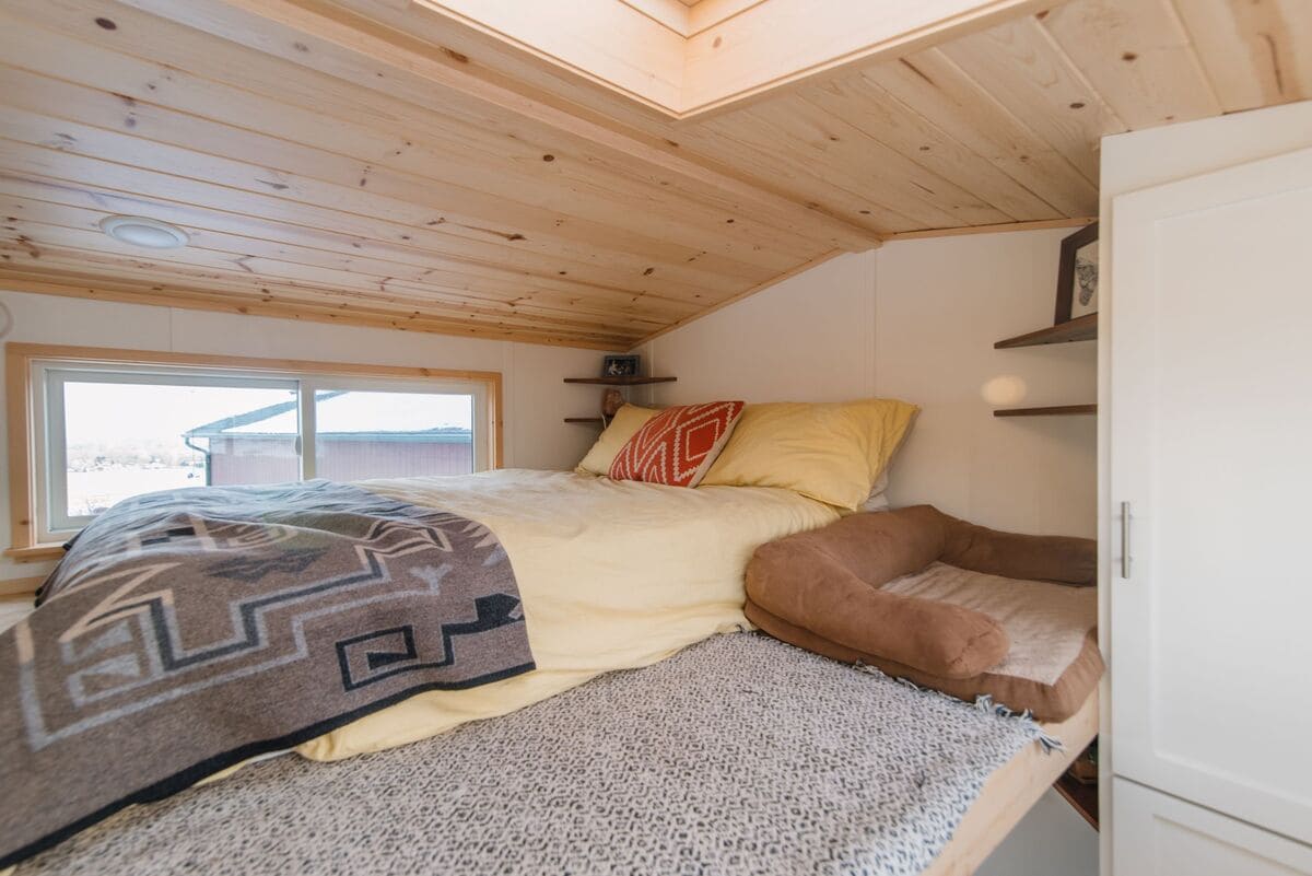 Master Bed 2 Head 1 - This Luxurious Tiny House Does Not Hold Back on Function - It Even Has a Mudroom