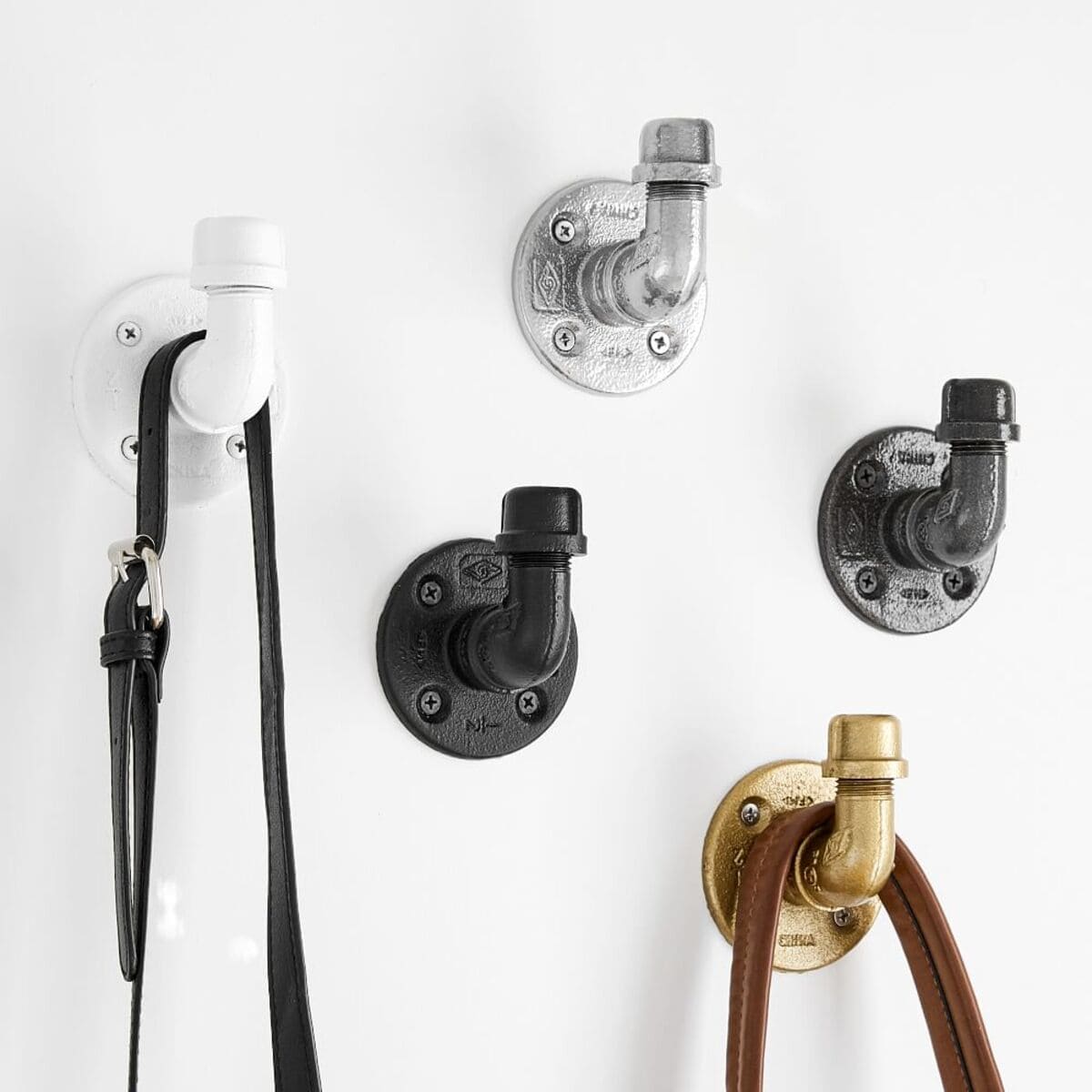 monroe trades industrial hook z - 20 Coat Racks and Hooks That Add Some Glam to Your Entryway