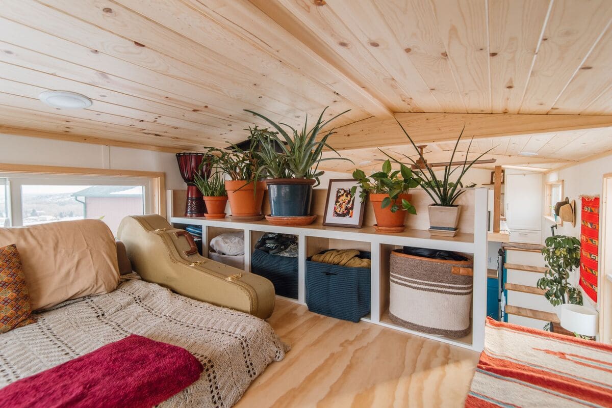 tiny house Den Loft 4 - This Luxurious Tiny House Does Not Hold Back on Function - It Even Has a Mudroom