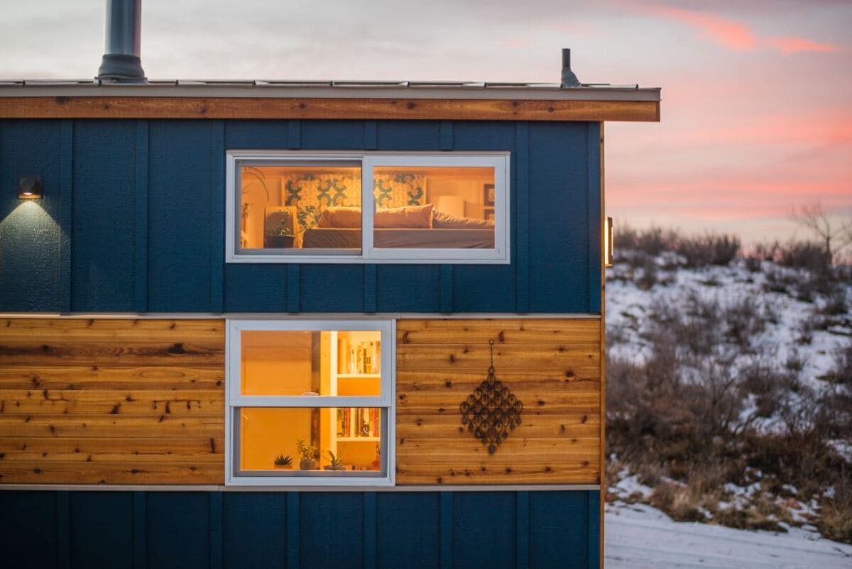tiny house Exterior Decorative Close up - This Luxurious Tiny House Does Not Hold Back on Function - It Even Has a Mudroom