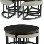 coffee table with ottomans (1)