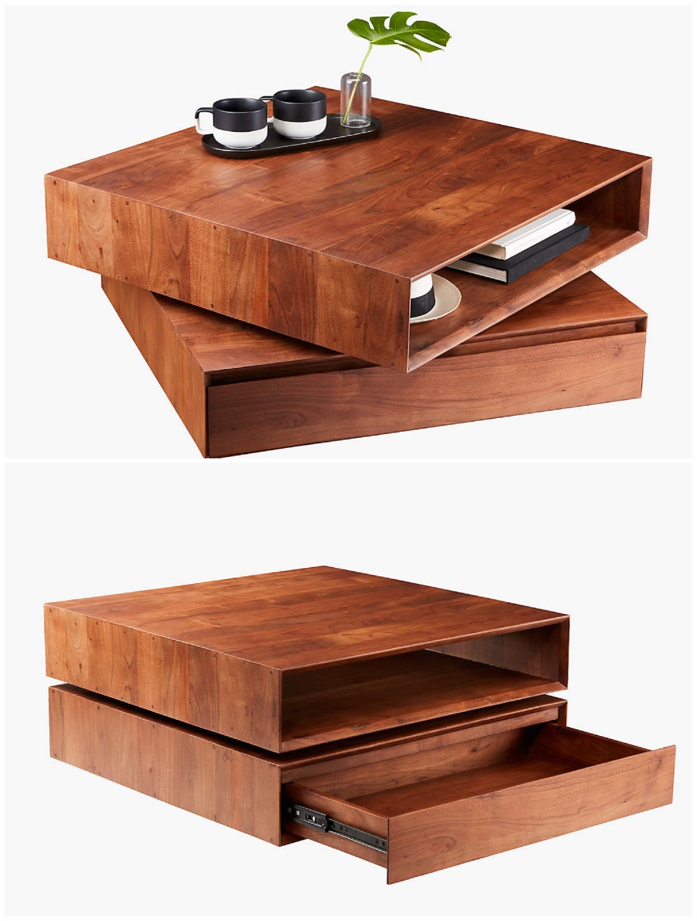 rotating coffee table