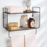 shelf towel holder