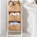 tiered bathroom storage