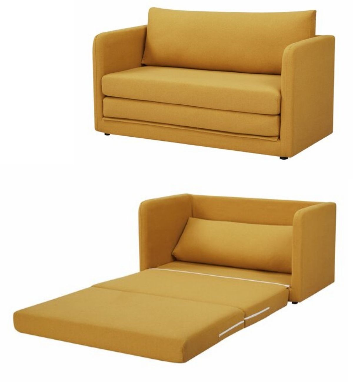 yellow sleeper loveseat sofa  - 12 Best Loveseat Sleeper Sofas for Small Spaces (2023)