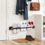 3+Pair+Wall+Mounted+Shoe+Rack