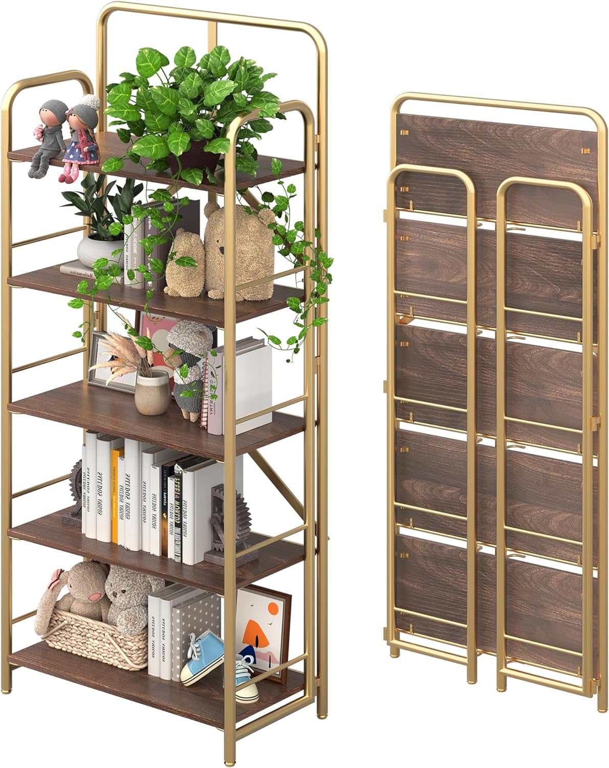 collapsible-bookcase