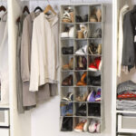 hanging shoe storage for wardrobe