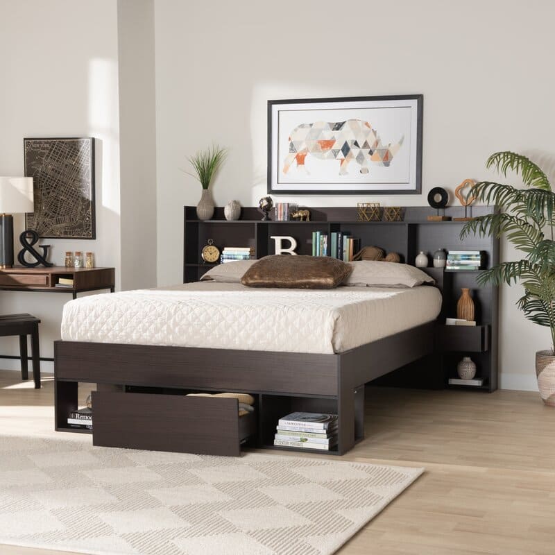 TyringhamQueenPlatformBed - 17 Excellent Storage Beds for Small Spaces (2022)