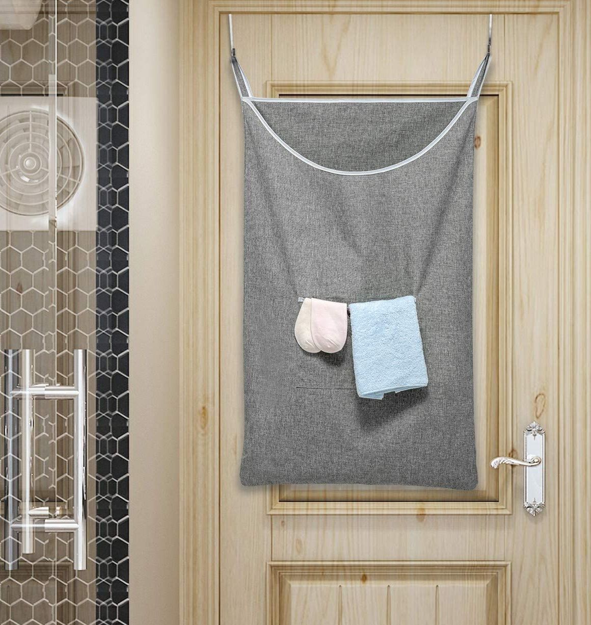 over the door hamper - 50 Small Bathroom Ideas – Make the Most of Your Tiny Space