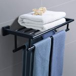 shelf with towel holder