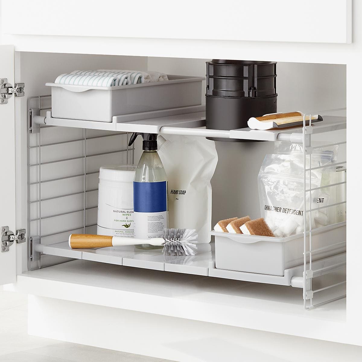 Expandable Undersink Organi - 50 Small Kitchen Ideas: How to Make Your Tiny Space Work Harder