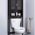 black-cabinet-glass-over-toilet