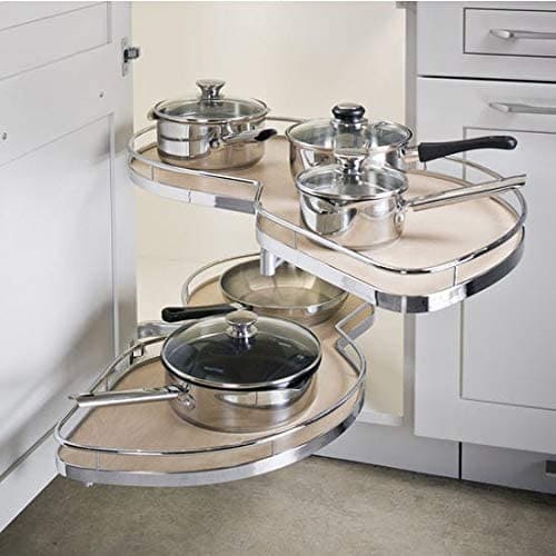 lay susan corner storage - 50 Small Kitchen Ideas: How to Make Your Tiny Space Work Harder