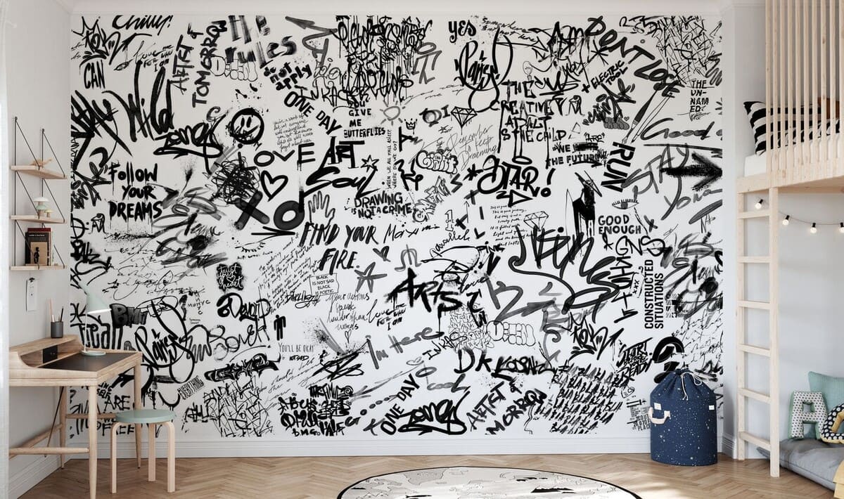 10 Graffiti Wallpaper Murals That'll Turn Your Walls Into Spectacular