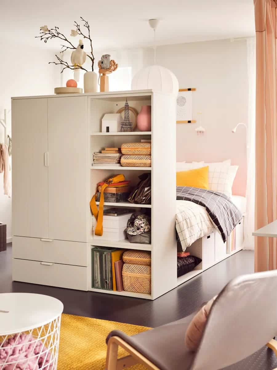 Desk-Embedded Bed Furniture : small bedroom furniture