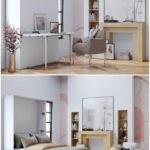 white-wall-bed-with-desk