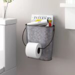Tin+Wall+Mounted+Toilet+Paper+Holder