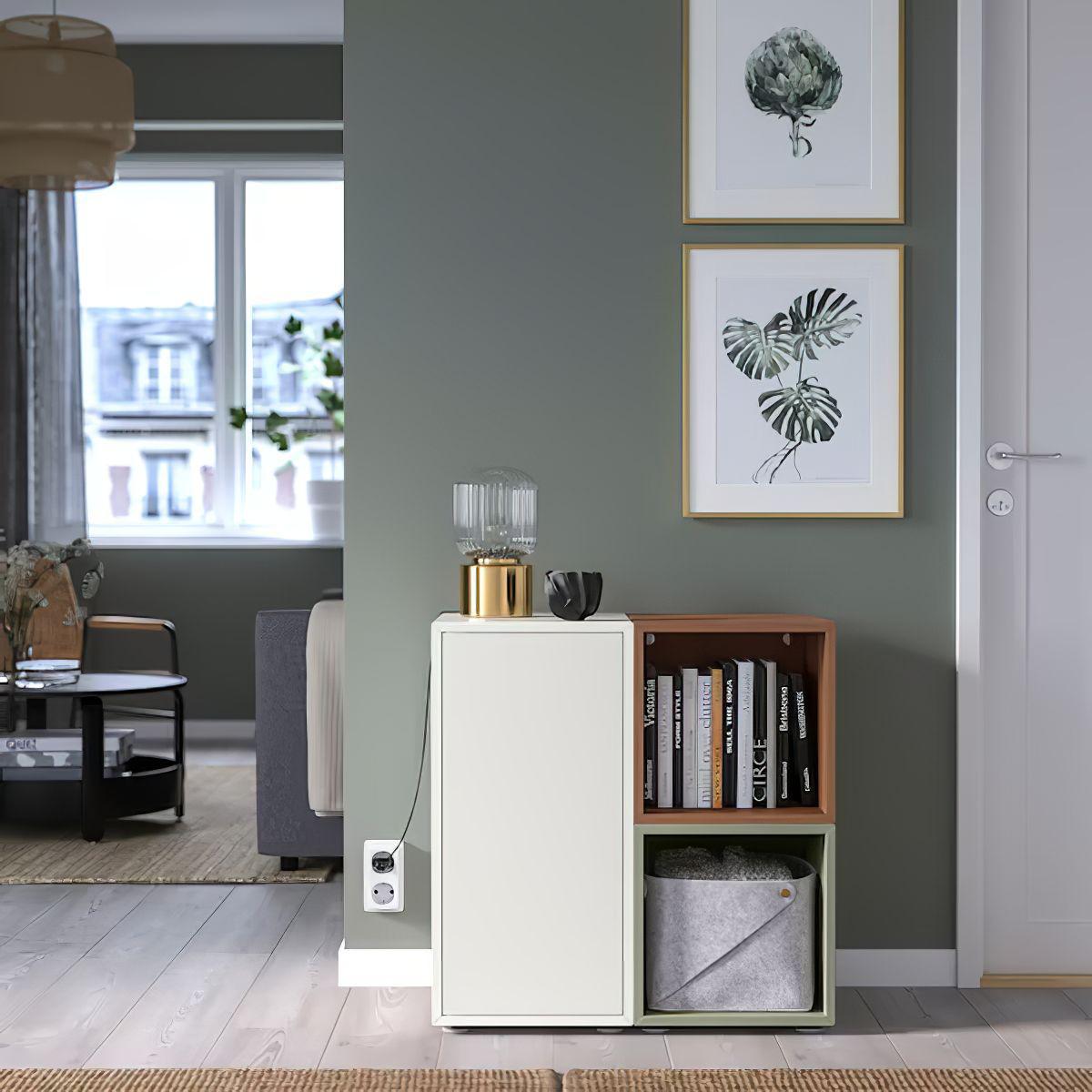 enlarge eket storage combination with feet white walnut effect light green  1161441 pe889390 s5 enlarge - First look at IKEA’s Spring/Summer Collection 2023