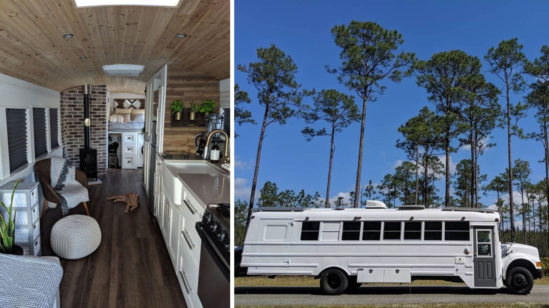 skoolieconversion Living in a shoebox