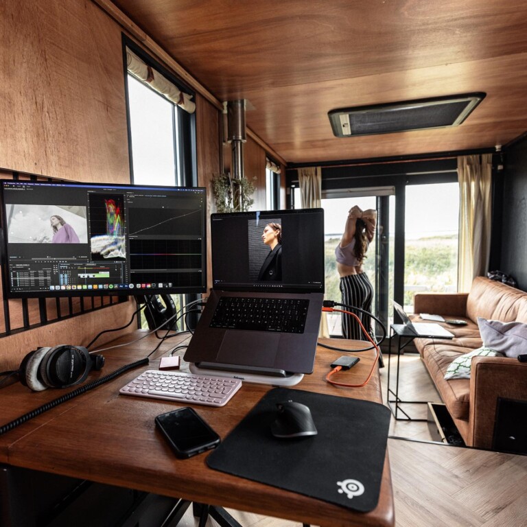 Nomad Couple Converts Used Truck Into Dreamy Tiny Home With Wall