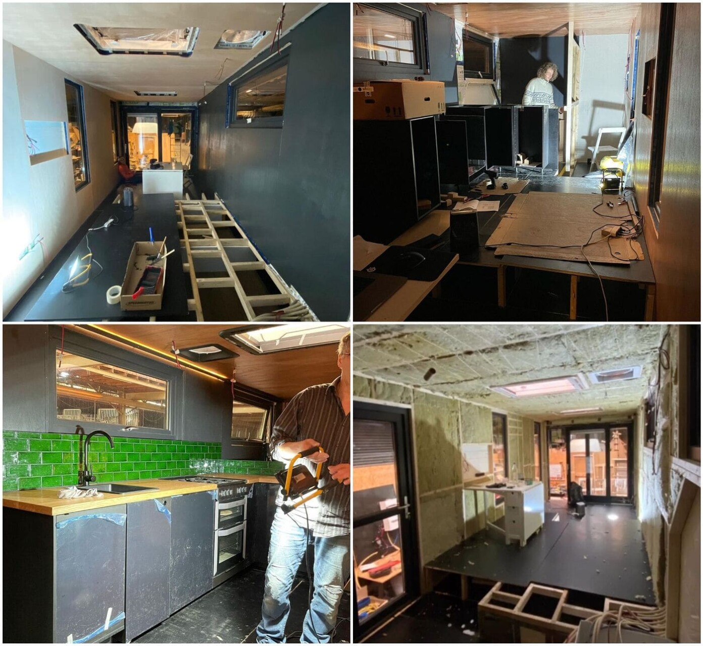 Nomad Couple Converts Used Truck Into Dreamy Tiny Home With Wall