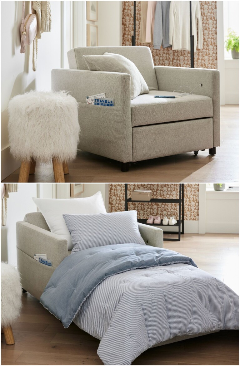12 Convertible Chair Beds That Go From Seating to Sleeping in Seconds