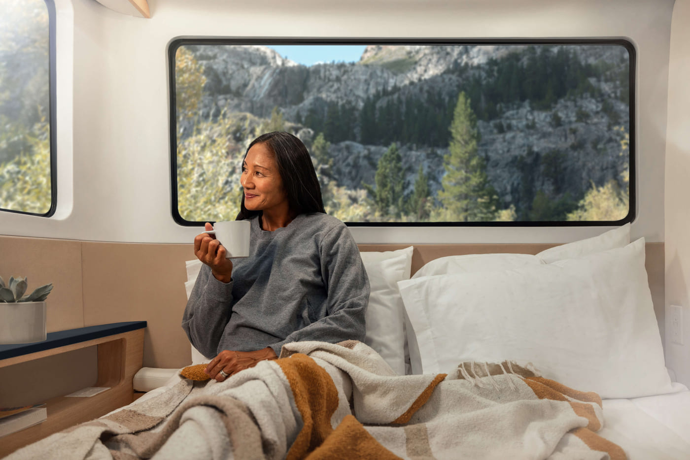 Pebble Flow 3 - Pebble Flow: Transforming RV Adventures with an All-Electric Trailer, Inspired by iPhone's Design