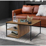 Vintage+31.5_+Square+Wood+Coffee+Table+with+Storage,+Metal+Frame+for+Living+Room