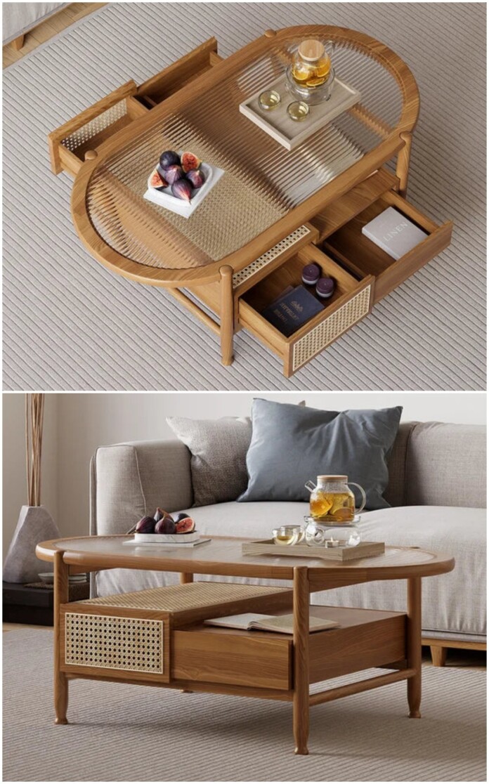 30 Stylish Coffee Tables With Storage to Keep Your Living Space Clutter-Free - Living in a shoebox