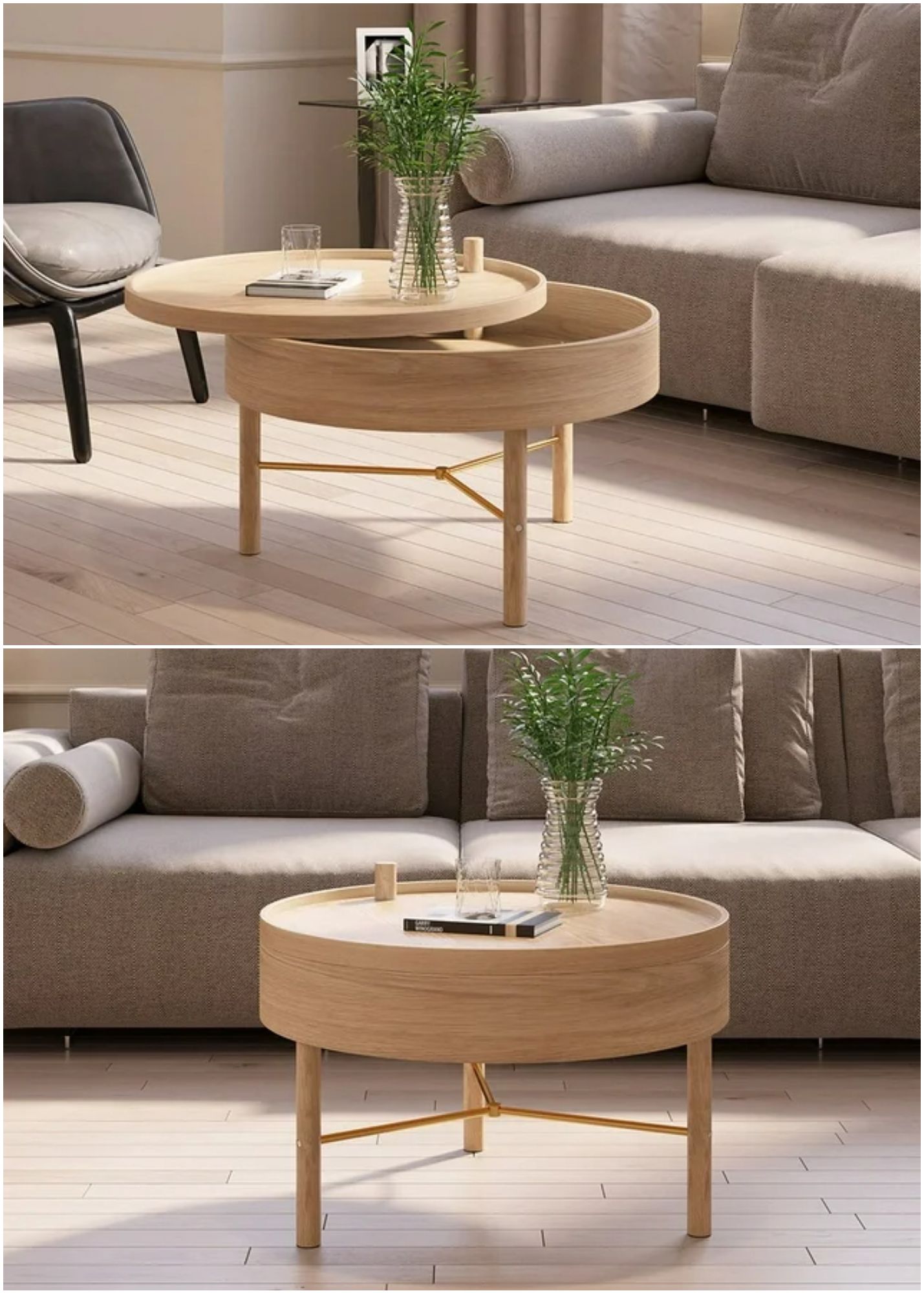 storage table 1 - 30 Stylish Coffee Tables With Storage to Keep Your Living Space Clutter-Free