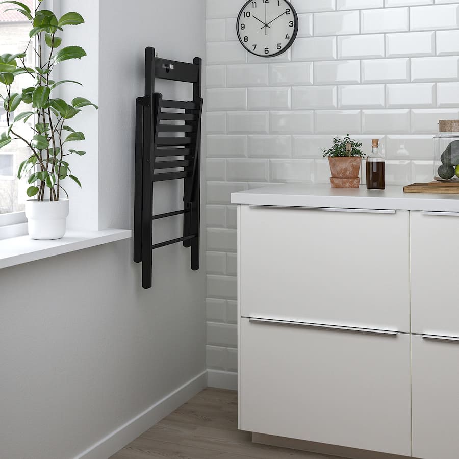 froesvi folding chair black  1181798 pe896797 s5 - 34 Smart IKEA Small Space Solutions to Unlock Your Home's Potential