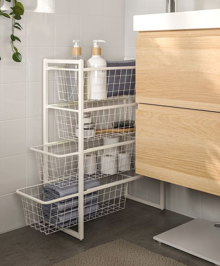 jonaxel storage combination white  0703685 pe732249 s5 - 34 Smart IKEA Small Space Solutions to Unlock Your Home's Potential