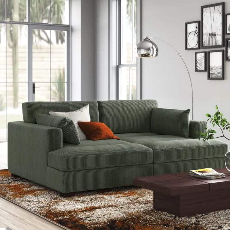 Bentura83.86RecessedArmModularSofa 2 1 - The 12 Best Sleeper Sofas With Chaises – According to Reviewers (2024)