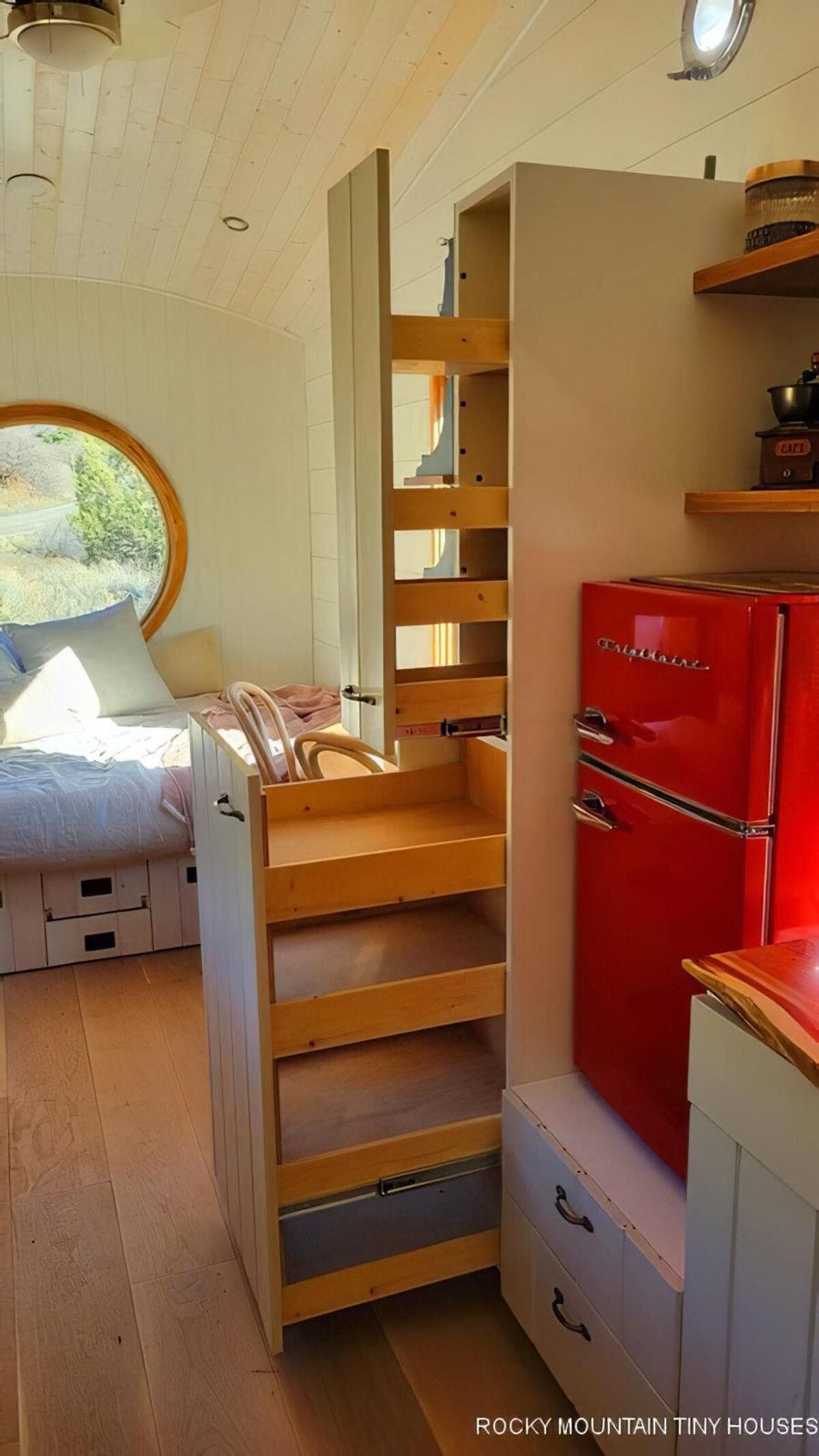 enlarge pantry enlarge - A Tiny House With a Big Heart: How One Builder Crafted a Mobile Home for Accessibility and Adventure