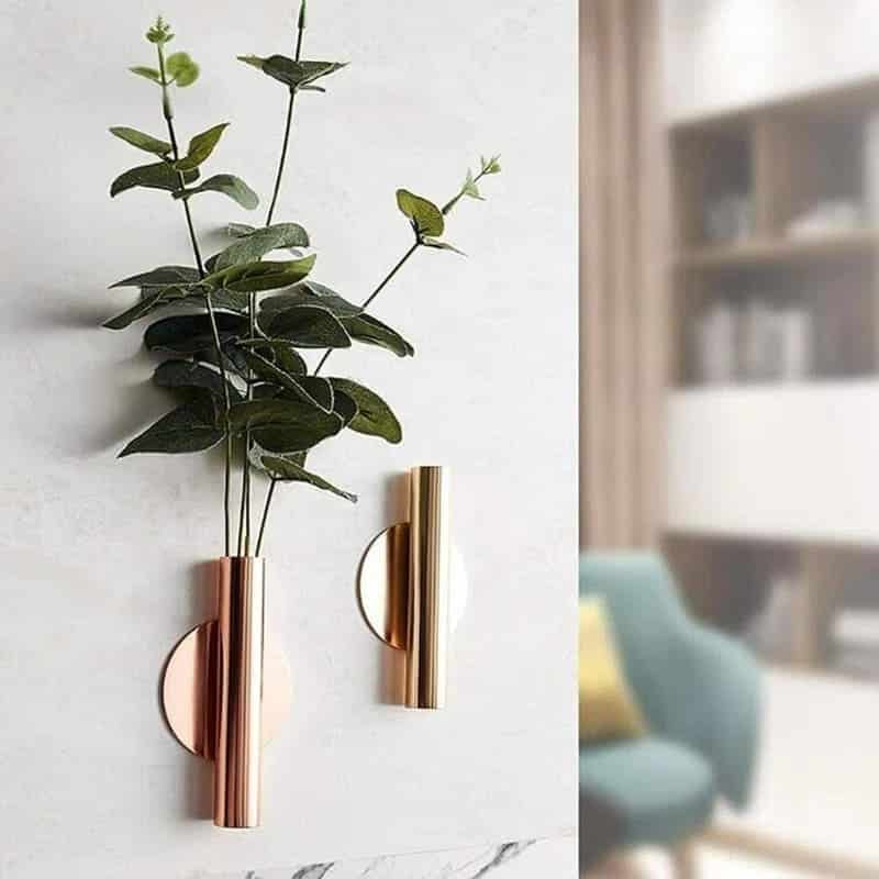 Micsunel Metal Wall Vase - 12 Beautiful Vases You Can Hang on the Wall for a Stunning Vertical Display (2025)