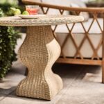 The Felix Wicker Outdoor Side Table by Jake Arnold