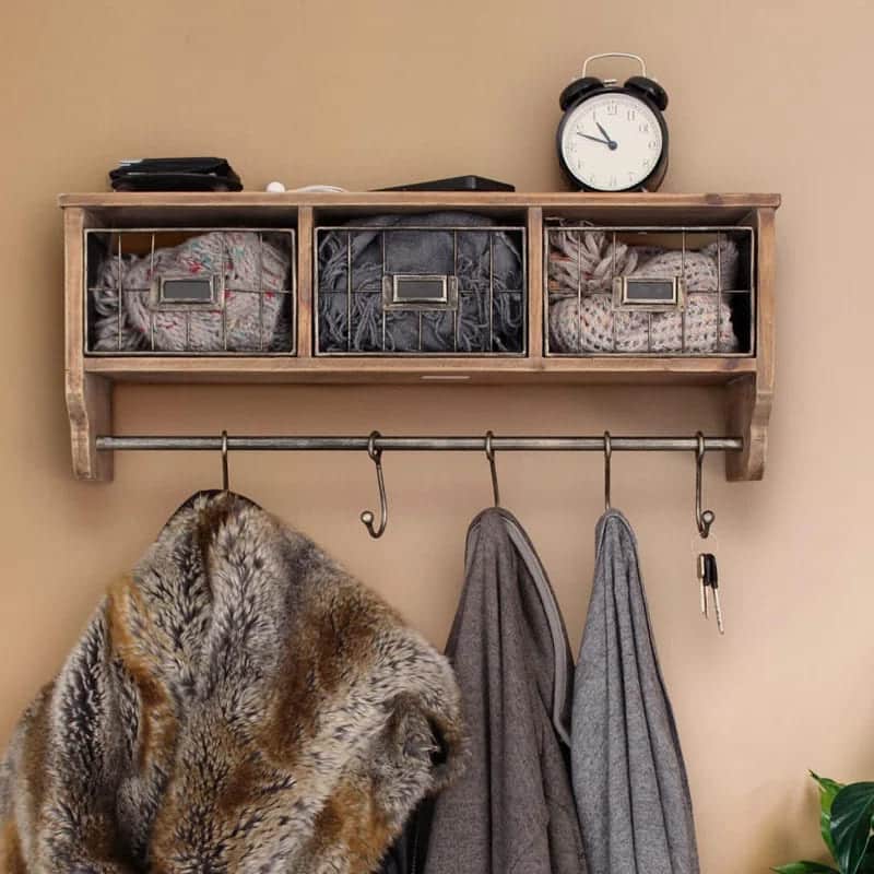 WallOrganizerwithWallBaskets - Go from Cluttered to Curated with 20 Smart Wall Organizers
