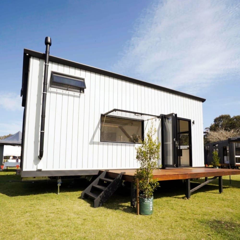 uber tiny homes 23 - This Coastal Tiny Home Is Breathtaking, but Its Loft Workspace Might Not Be for Everyone