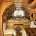 and the coziest bed award goes to…. Hera Tara!—#sprinterbuild #vancamper #tinyhouse #tinyhome